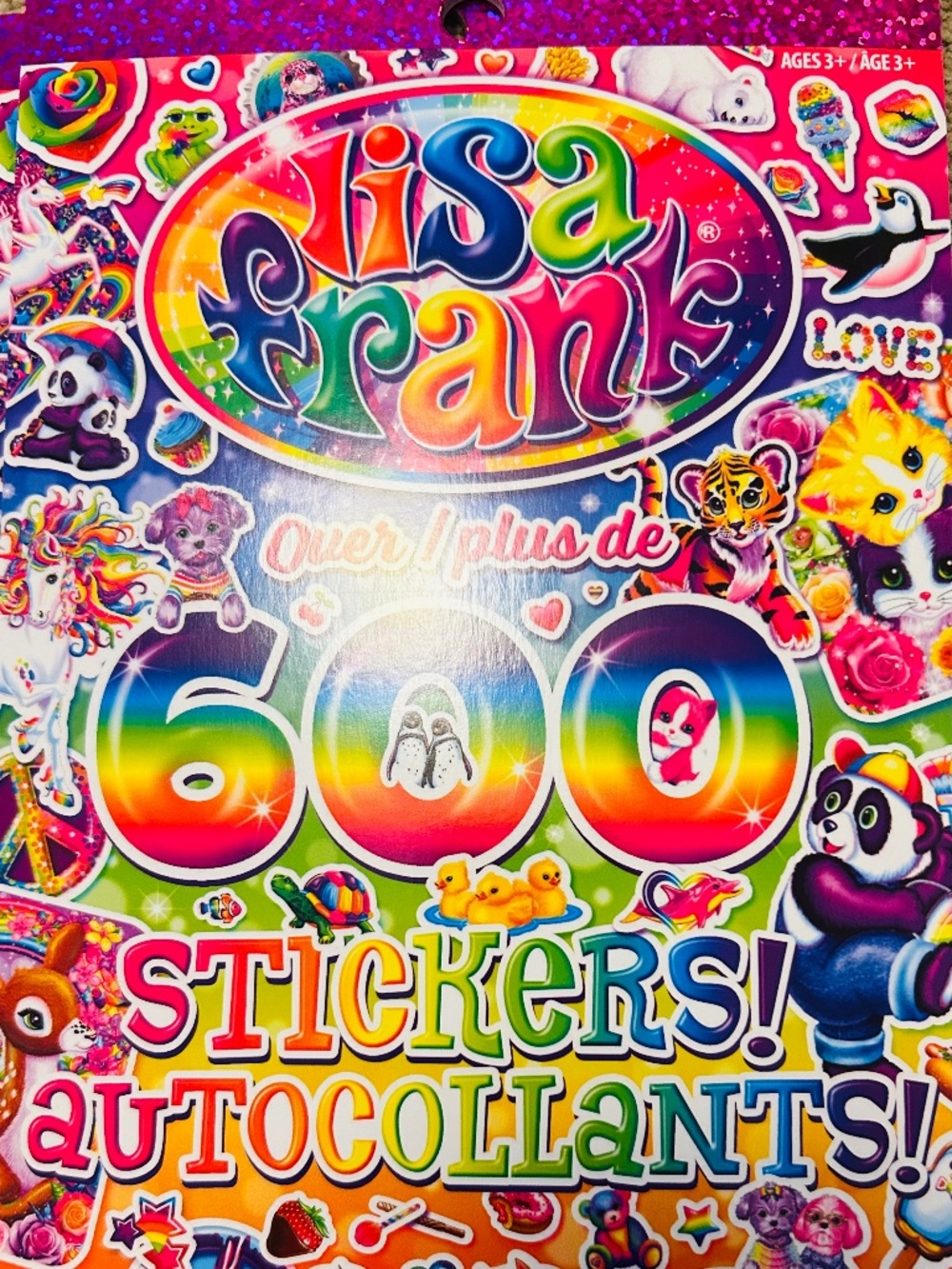 Lisa Frank Stickers - 600 count NEW